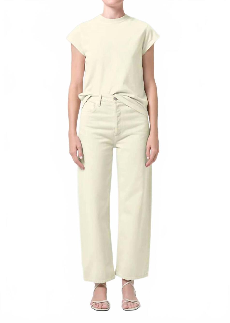 NEW AGOLDE ren jeans in lemon zest